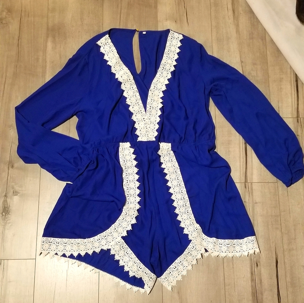ROYAL BLUE ROMPER 2X